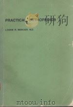 PRACTICAL ORTHOPEDICS PDF电子版封面 LONNIE R.MERCIER.M.D