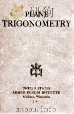 PLANE TRIGONOMETRY（1943 PDF版）