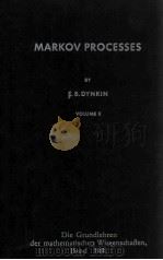 MARKOV PROCESSES VOLUME II 1965 PDF电子版封面 E. B. DYNKIN