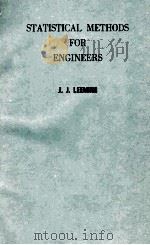 STATISTICAL METHODS FOR ENGINEERS 1963 PDF电子版封面 J. J. LEEMING