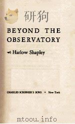 BEYOND THE OBSERVATORY 1967 PDF电子版封面