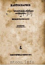 KARTOGRAPHIE 1955 PDF电子版封面