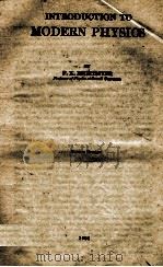 INTRODUCTION TO MODERN PHYSICS SECOND EDITION（1934 PDF版）
