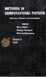 METHODS IM COMPUTATIONAL PHYSICS VOLUME 1 STATISTICAL PHYSICS（1963 PDF版）