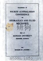 FOURTH AUSTRALASIAN CONFEREN ON HYDRAULICS FLUID MECHANICS PDF电子版封面