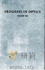 PROGRESS IN OPTICS VOLUME VIII（1970 PDF版）