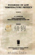 PROGRESS IN LOW TEMPERATURE PHYSICS VI（1970 PDF版）