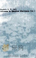 ADVANCES IN QUANTUM ELECTRONICS VOLUME 1（1970 PDF版）