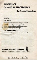 PHYSICS OF QUANTUM ELECTRONICS CONFERENCE PROCEEDINGS（1966 PDF版）