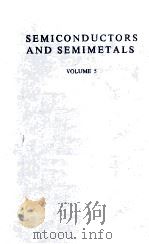 SEMICONDUCTORS AND SEMIMETALS VOLUME 5 INFRARED DETECTORS（1970 PDF版）