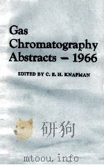 GAS CHROMATOGRAPHY ABSTRACTS 1966（1967 PDF版）