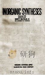 INORGANIC SYNTHESES VOLUME VIII（1966 PDF版）