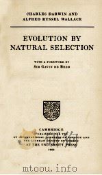EVOLUTION BY NATURAL SELECTION（1958 PDF版）