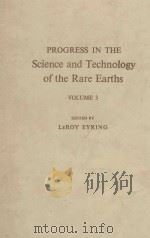 PROGRESS IN THE SCIENCE AND TECHNOLOGY OF THE RARE EARTHS VOLUME 3（1968 PDF版）