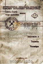 INTERNATIONAL GEOLOGICAL CONGRESS  CONGRES GEOLOGIQUE INTERNATIONAL TWENTY-FOURTH VINGT-QUATRIEME SE（1972 PDF版）