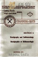 INTERNATIONAL GEOLOGICAL CONGRESS CONGRES GEOLOGIQUE INTERNATIONAL TWENTY-FOURTH VINGT-QUATRIEME SE 1972 PDF电子版封面
