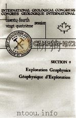 INTERNATIONAL GEOLOGICAL CONGRESS  CONGRES GEOLOGIQUE INTERNATIONAL TWENTY-FOURTH VINGT-QUATRIEME SE（1972 PDF版）