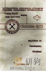 INTERNATIONAL GEOLOGICAL CONGRESS  CONGRES GEOLOGIQUE INTERNATIONAL TWENTY-FOURTH VINGT-QUATRIEME SE（1972 PDF版）