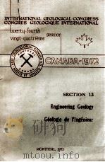 INTERNATIONAL GEOLOGICAL CONGRESS  CONGRES GEOLOGIQUE INTERNATIONAL TWENTY-FOURTH VINGT-QUATRIEME SE（1972 PDF版）