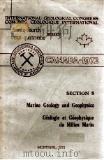 INTERNATIONAL GEOLOGICAL CONGRESS CONGRES GEOLOGIQUE INTERNATIONAL TWENTY-FOURTH VINGT-QUATRIEME SE 1972 PDF电子版封面