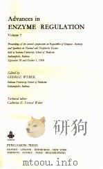 ADVANCES IN ENZYME REGULATION VOLUME 7（1969 PDF版）