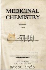 MEDICINAL CHEMISTRY THIRD EDITION PART II（1970 PDF版）