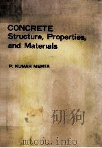 CONCRETE STRUCTURE.PROPERTIES.AND MATEROALS PDF电子版封面