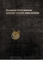 EUROPEAN CONFERENCE ON CIRCUIR RHEORY AND DESIGN PDF电子版封面