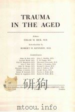TRAUMA IN THE AGED（ PDF版）