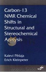 CARBON-13 NMR CHEMICAL SHIFTS IN STRUCTURAL AND STEROCHEMICAL ANALYSIS（ PDF版）