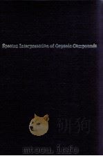 Spectra Interpretation of Organic Compounds PDF电子版封面