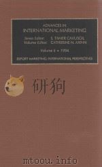 ADVANCES IN INTERNATIONAL MARKETING PDF电子版封面 1559386452