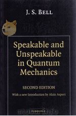 SPEAKABLE AND UNSPEAKBLE IN QUANTUM MECHANICS（ PDF版）