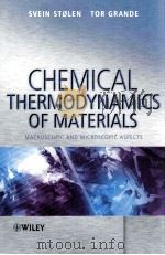 CHEMICAL THERMODYNAMICS OF MATERIALS（ PDF版）