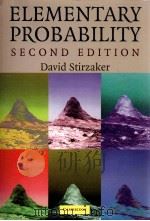 ELEMENTARY PROBABILITY 2ND EDITION PDF电子版封面 0521534283