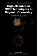 HIGH-RESOLUTION NMR TECHNIQUES IN ORGANIC CHEMISTRY（ PDF版）