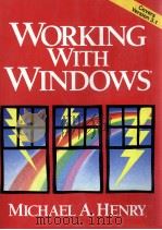 WORKING WITH WINDOWS PDF电子版封面 0139527486