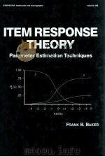 ITEM RESPONSE THEORY PDF电子版封面 082478636X