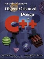 AN INTRODUCTION TO OBJECT-ORIENTED DESIGN IN C++     PDF电子版封面  0201765640   
