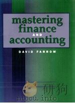 MASTERING FINANCE AND ACCOUNTING PDF电子版封面 0077078330