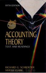 ACCOUNTING THEORY TEXT AND READINGS PDF电子版封面 0471305324