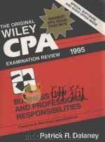 THE ORIGINAL WILEY CPA EXAMINATION REVIEW 1995 PDF电子版封面 0471056383