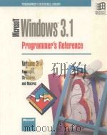 MICROSOFT WINDOWS 3.1 PROGRAMMER'S REFERENCE（ PDF版）