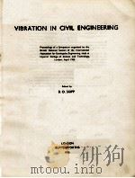 VIBRATION IN CIVIL ENGINEERING（1966 PDF版）