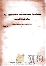 C4 HYDROCARBON PRODUCTION AND DISTRIBUTION（1970 PDF版）