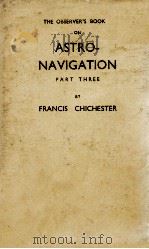 ASTRO-NAVIGATION PART THREE 1943 PDF电子版封面