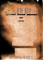 AGRICULTURAL CHEMICALS MANUFACTURE 1971 THIRTY-FIVE DOLLARS 1971 PDF电子版封面
