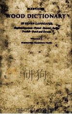 ELSEVIER'S WOOD DICTIONARY VOLUME 2（ PDF版）