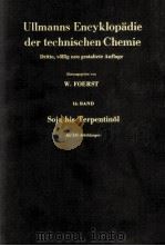 UIIMANNS ENCYKLOPADIE DER TECHNISCHEN CHEMIE 16. BAND SOJA BIS TERPENTIONOL（1965 PDF版）
