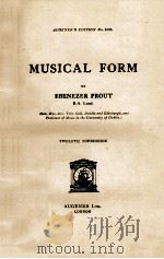 MUSICAL FORM TWELFTH IMPRESSION（ PDF版）